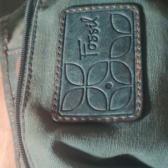 Fossil turquoise leather tote - Picture 5 of 6